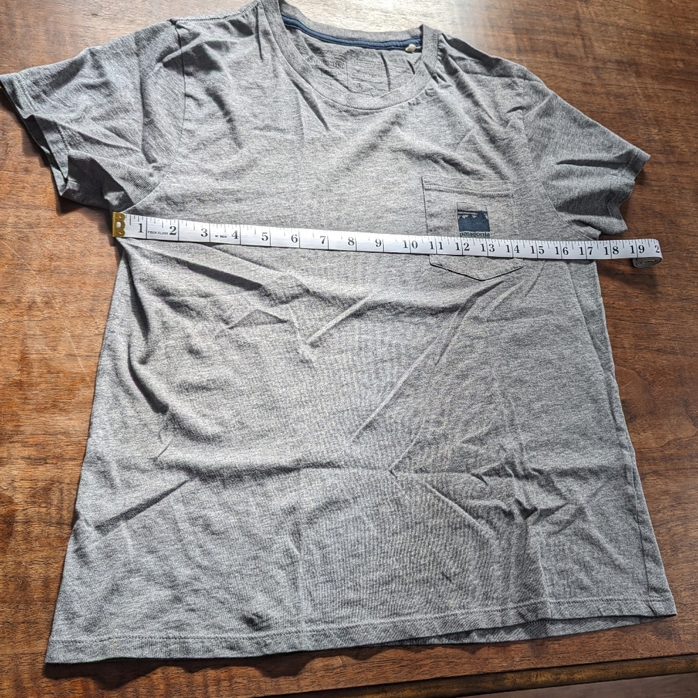 Patagonia 🏔️ Grey Pocket Tee Save Our Home Planet - Picture 5 of 6